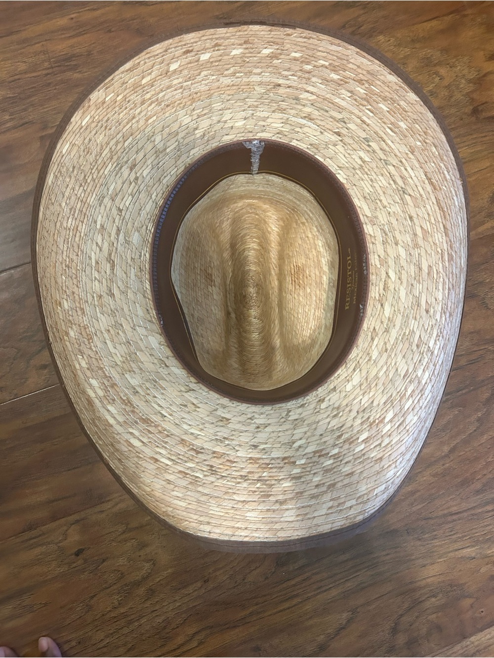 RESISTOL BIG SPENDER PINCH FRONT STRAW COWBOY HAT - Picture 4 of 11